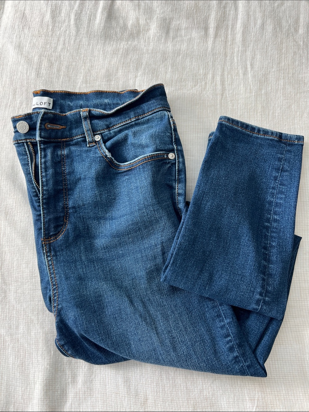 LOFT Women's Medium Blue Skinny Jeans - Size 10